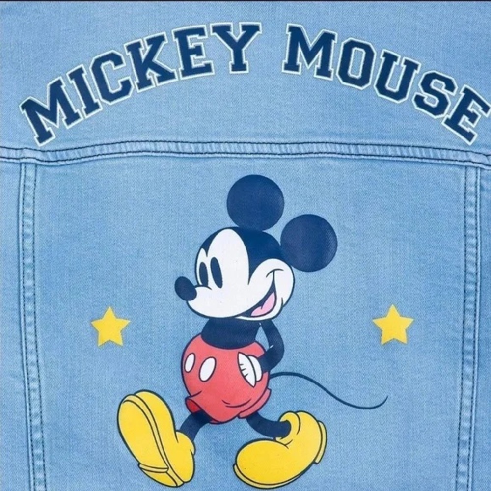 NWT Disney By Her Universe Mickey Mouse Denim Jacket SZ-2X - Picture 7 of 16